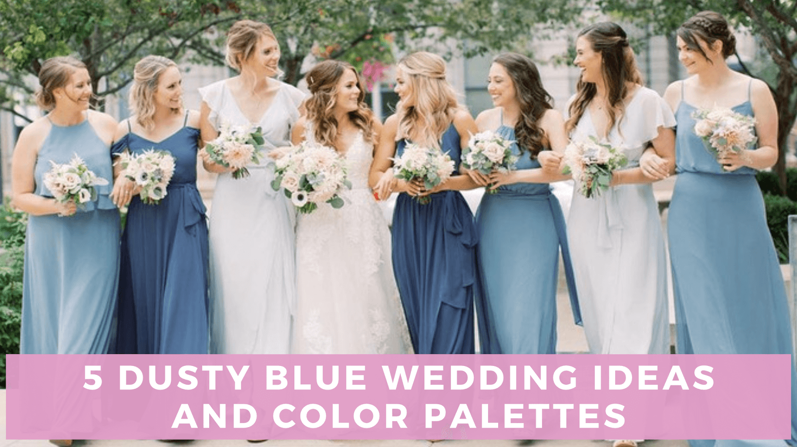 5 Ideas for a Dusty Blue Wedding Theme ...